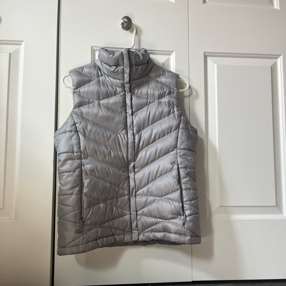 North Face 550 Puffer Vest Womens Goose Down Full Zip